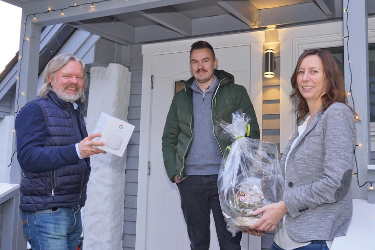 Bergen Fiber gratulerer kunde nummer 50.000