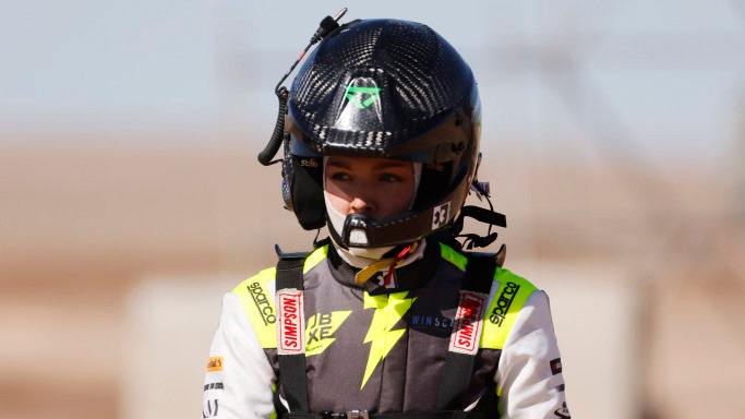 Hedda Hosaas paa banen