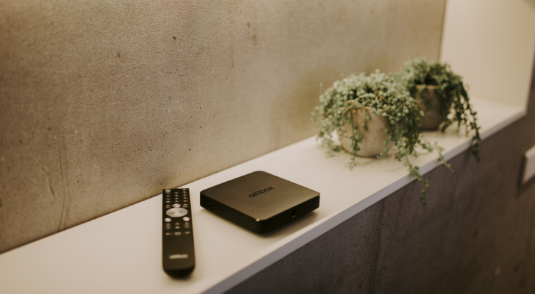 Oppkobling av Altibox TV Modell A utenfor hjemmet